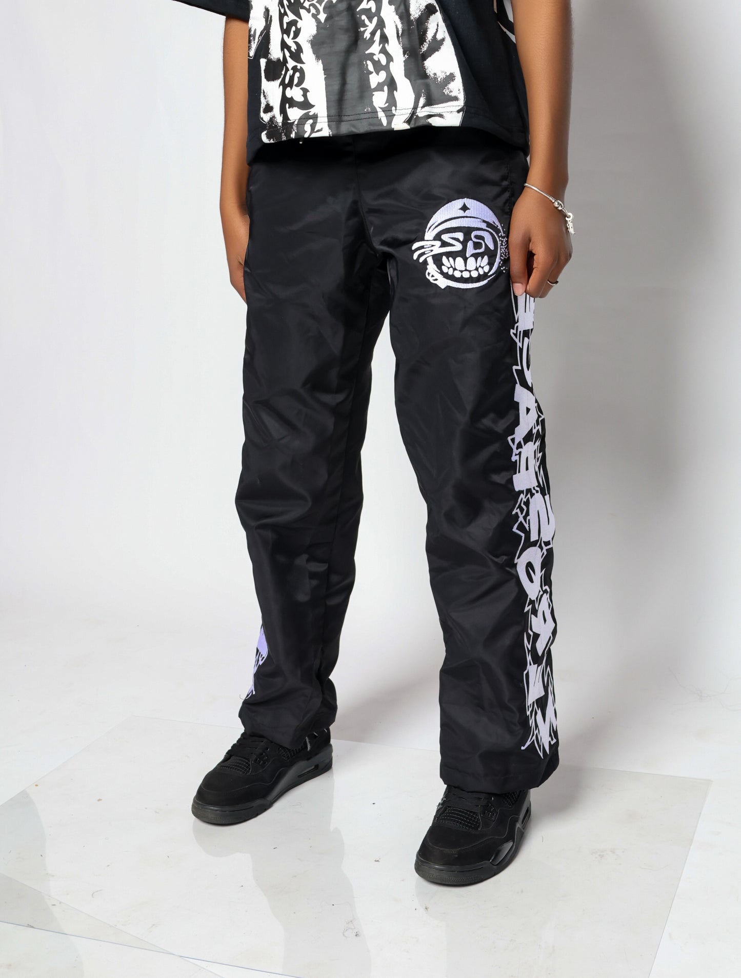 Snowflake & Black Ice Track-Pants