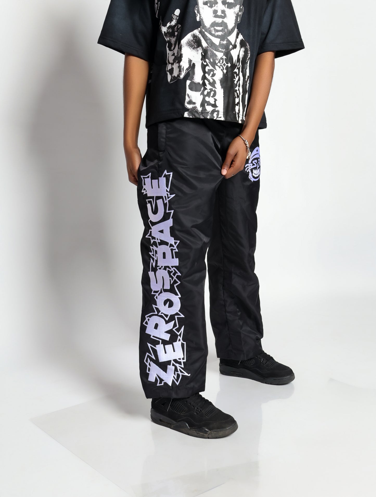 Snowflake & Black Ice Track-Pants
