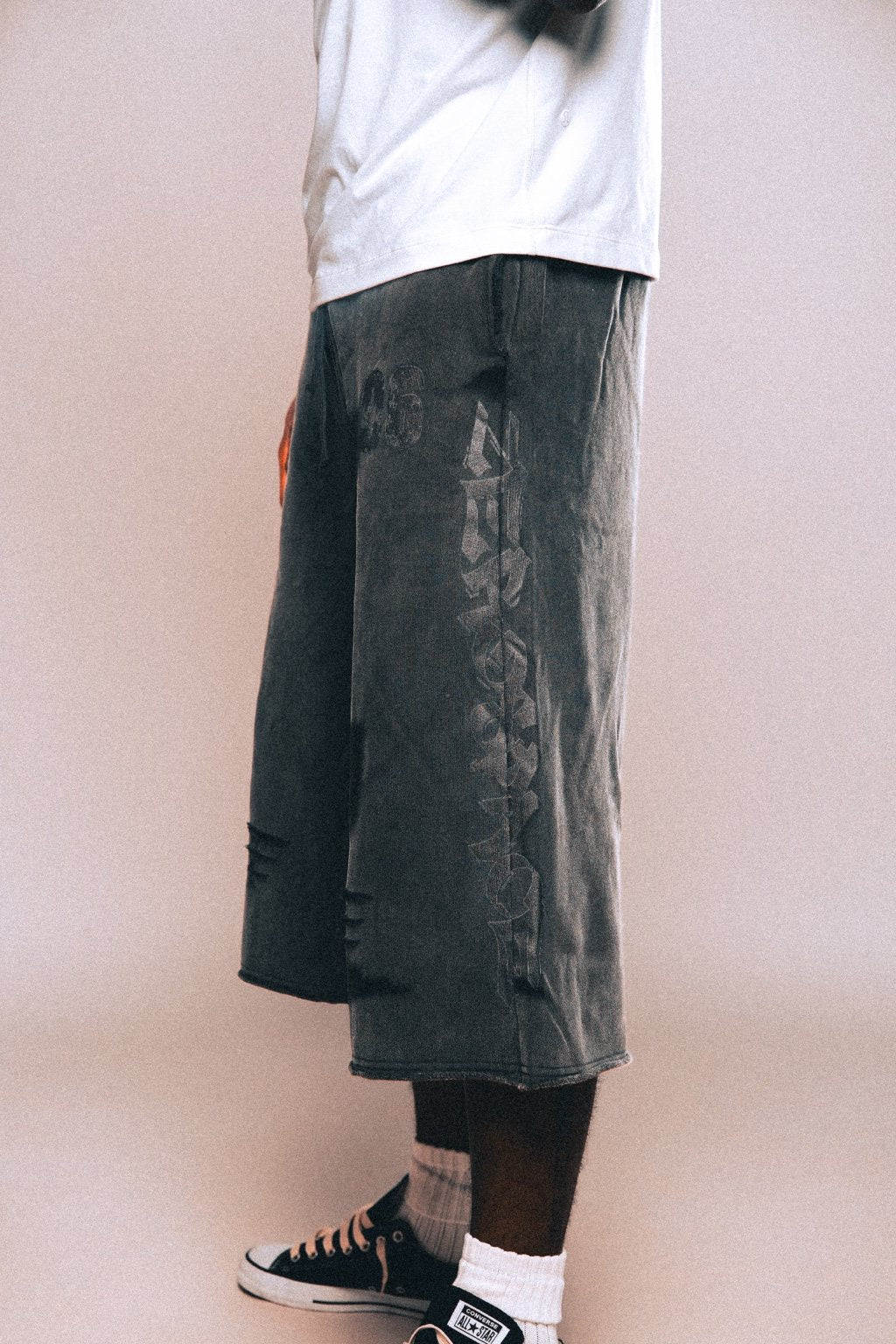 Blackout "06" Distressed Shorts